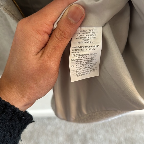 JCREW FACTORY - Women’s City Coat in Heather Dusk - Size 0 - Picture 5 of 6